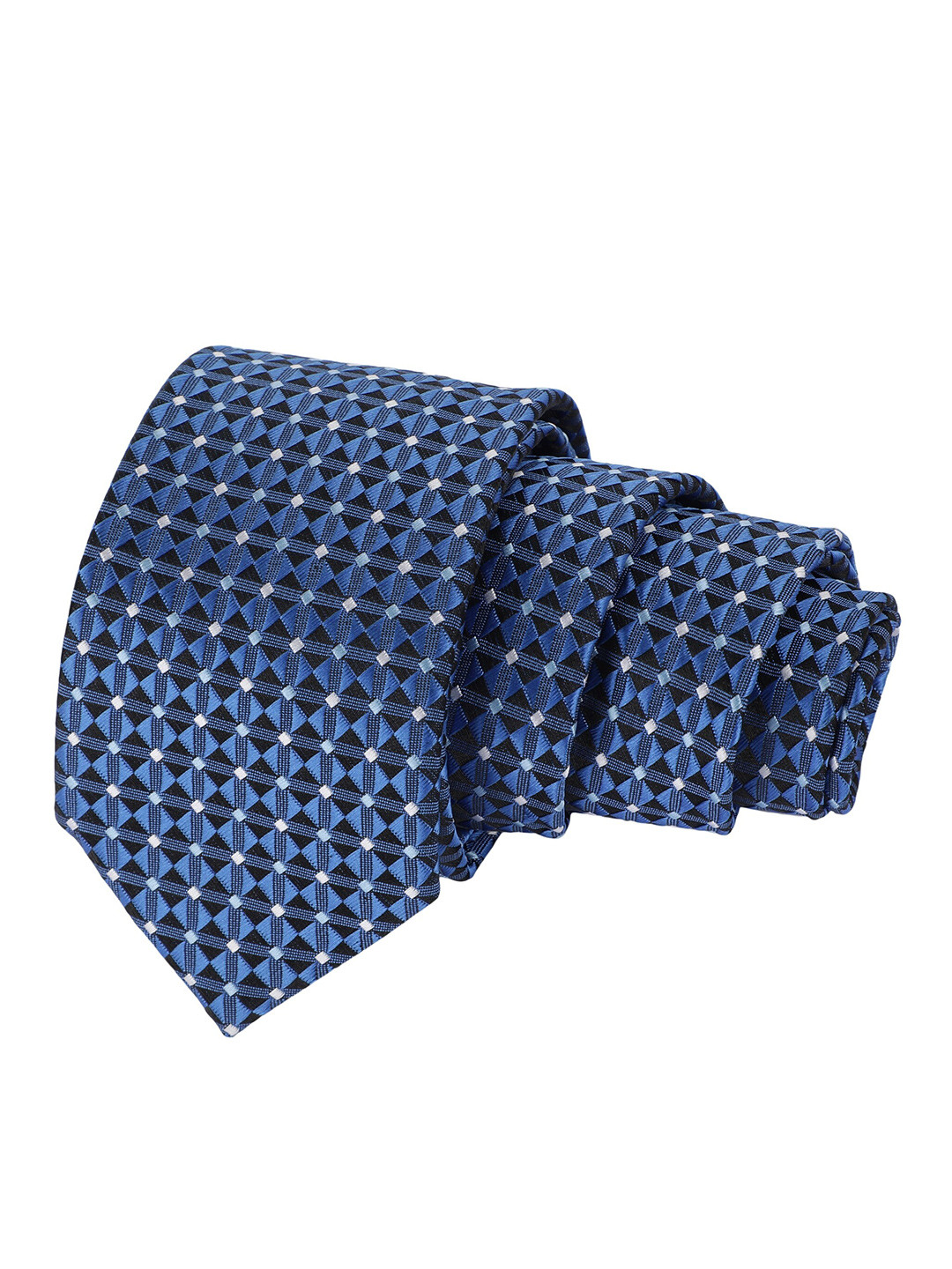 

Alvaro Castagnino Men Blue Woven Design Skinny Tie