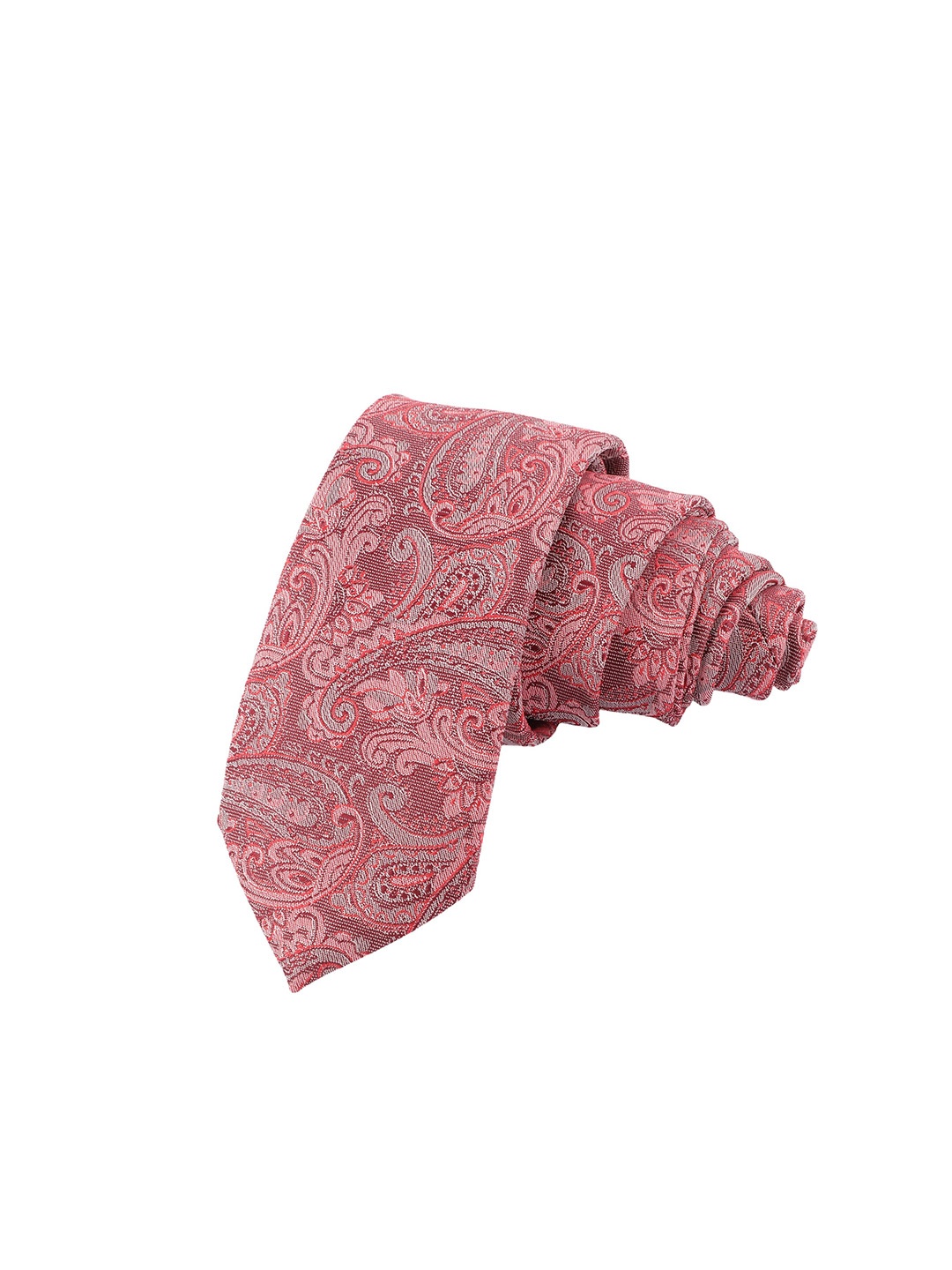 

Alvaro Castagnino Men Orange Printed Skinny Tie
