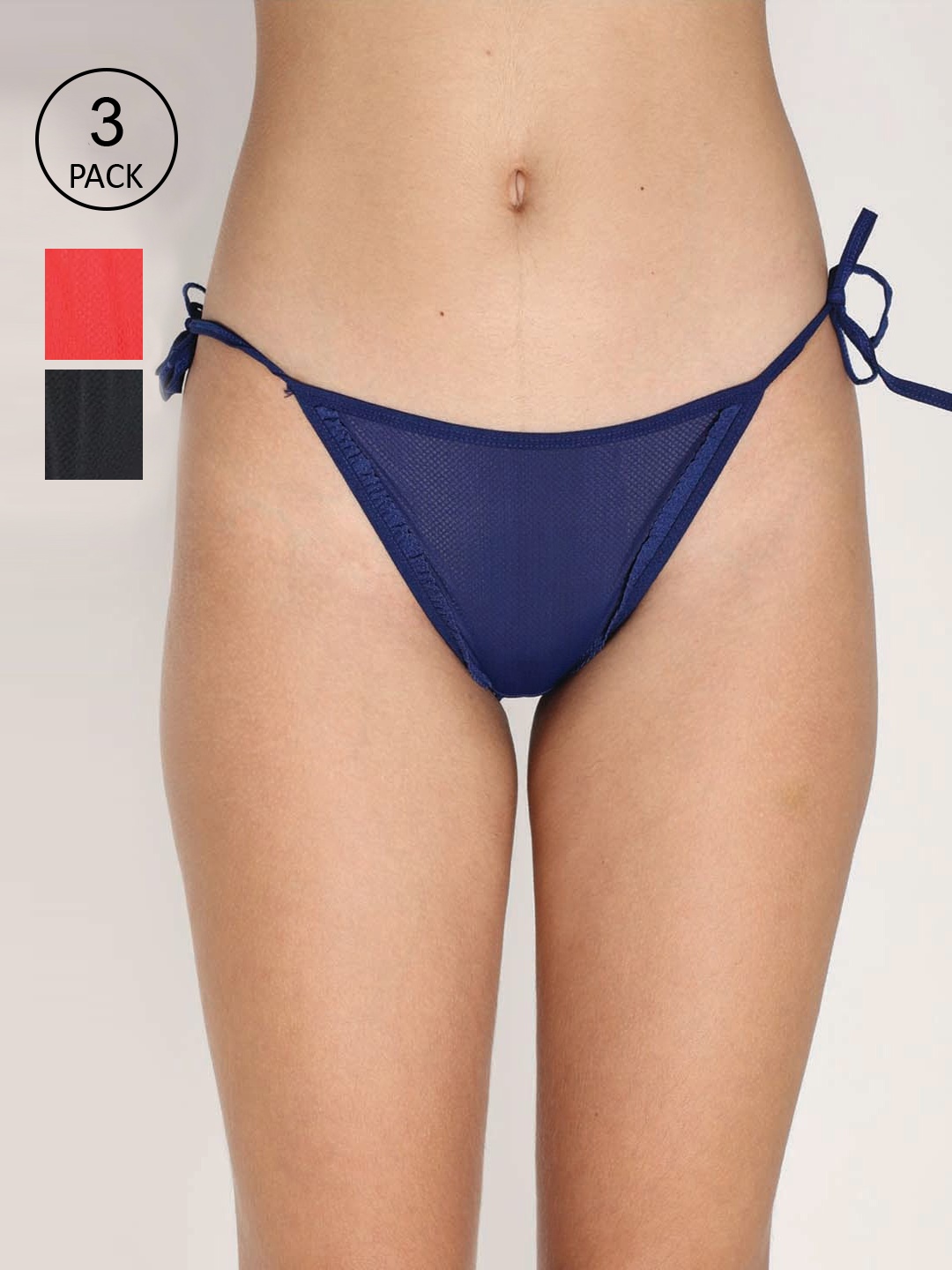 

Reveira Women Pack Of 3 Assorted Bikini Briefs
