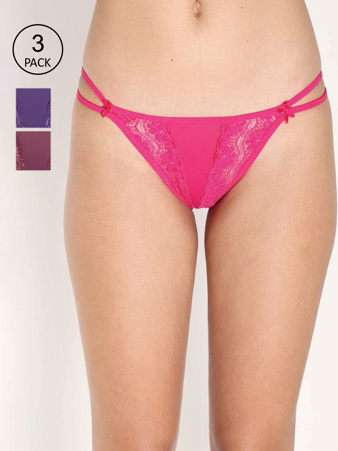 

Reveira Women Pack Of 3 Assorted Bikini Briefs