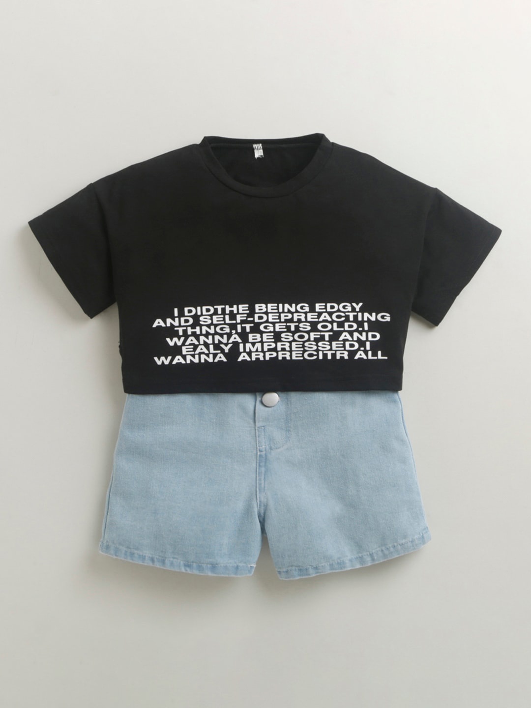 

Hopscotch Girls Black Clothing Set