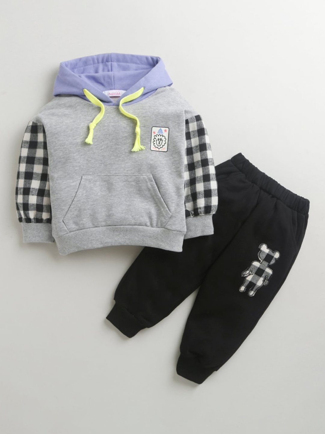 

Hopscotch Boys Grey & Black T-shirt with Trousers