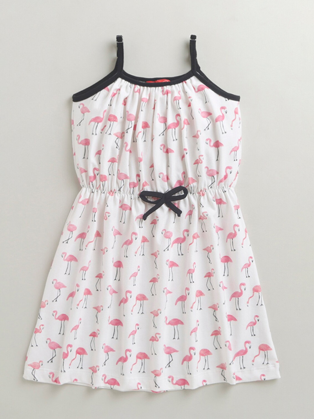 

Hopscotch Girls White Sleeveless Cotton Dress