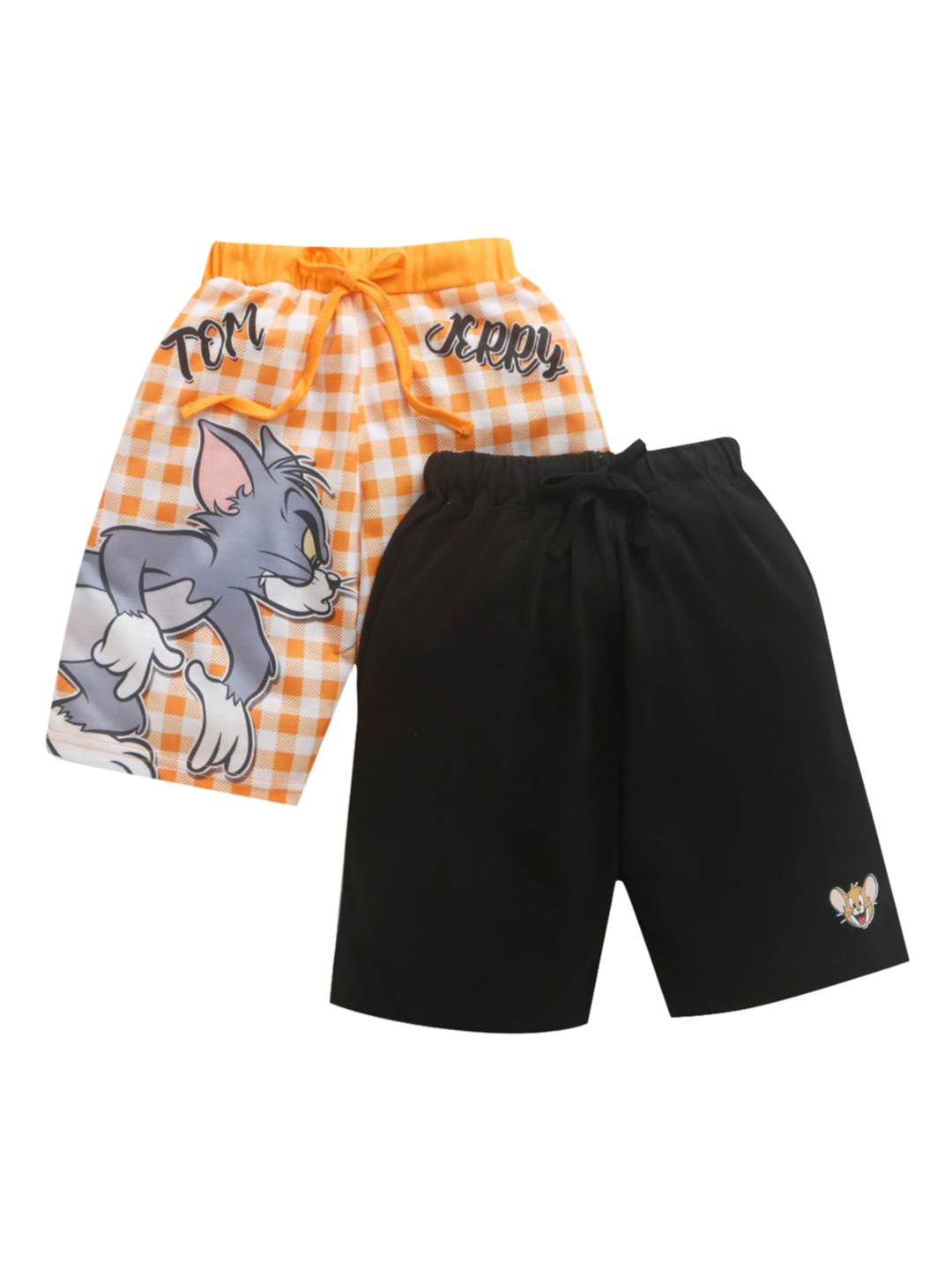 

Hopscotch Boys Pack of 2 Navy Blue Printed Shorts