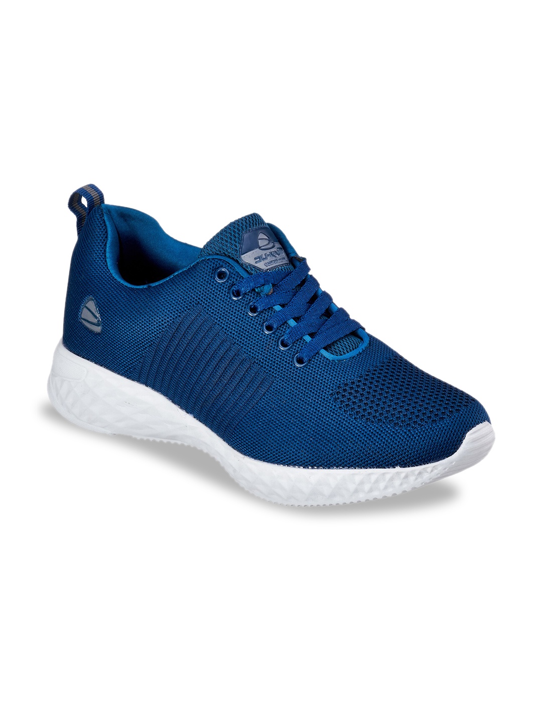 

Duke Men Teal Textile Running Shoes
