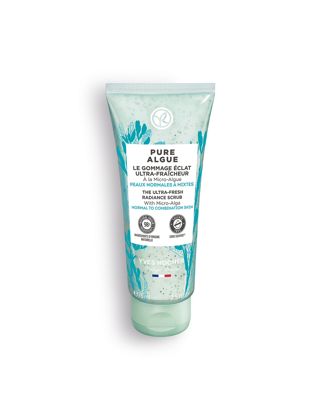 

YVES ROCHER Pure Algue The Ultra Fresh Radiance Scrub 75ml, White