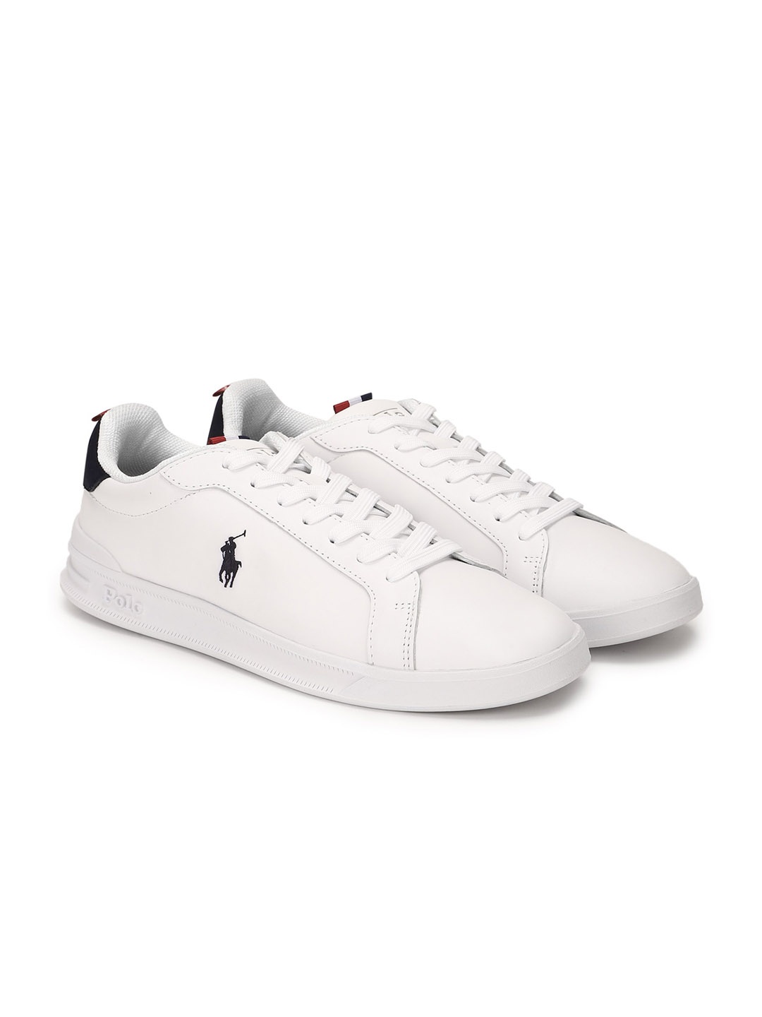 

Polo Ralph Lauren Men White Solid Sneakers