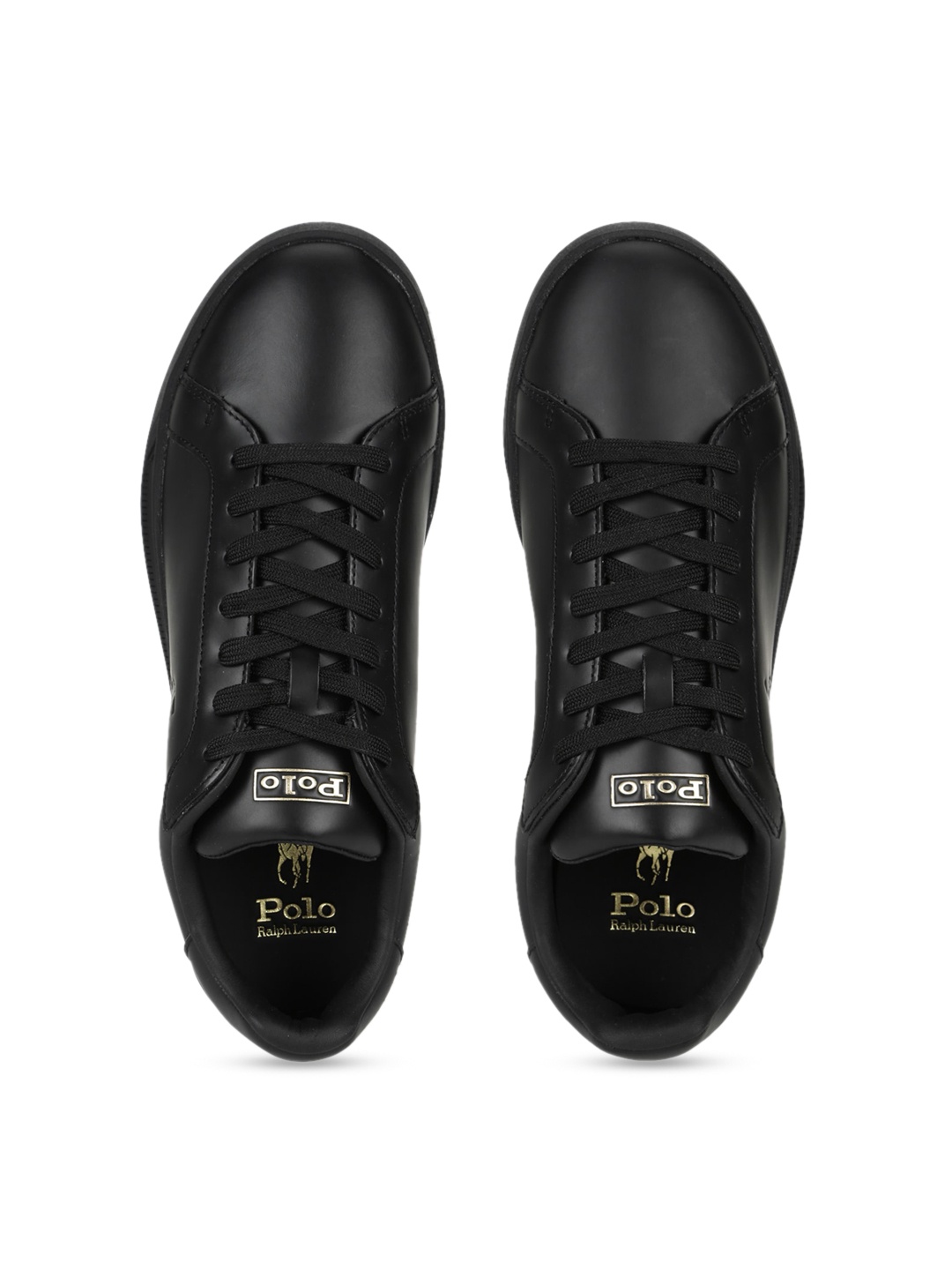 

Polo Ralph Lauren Men Black Solid Sneakers