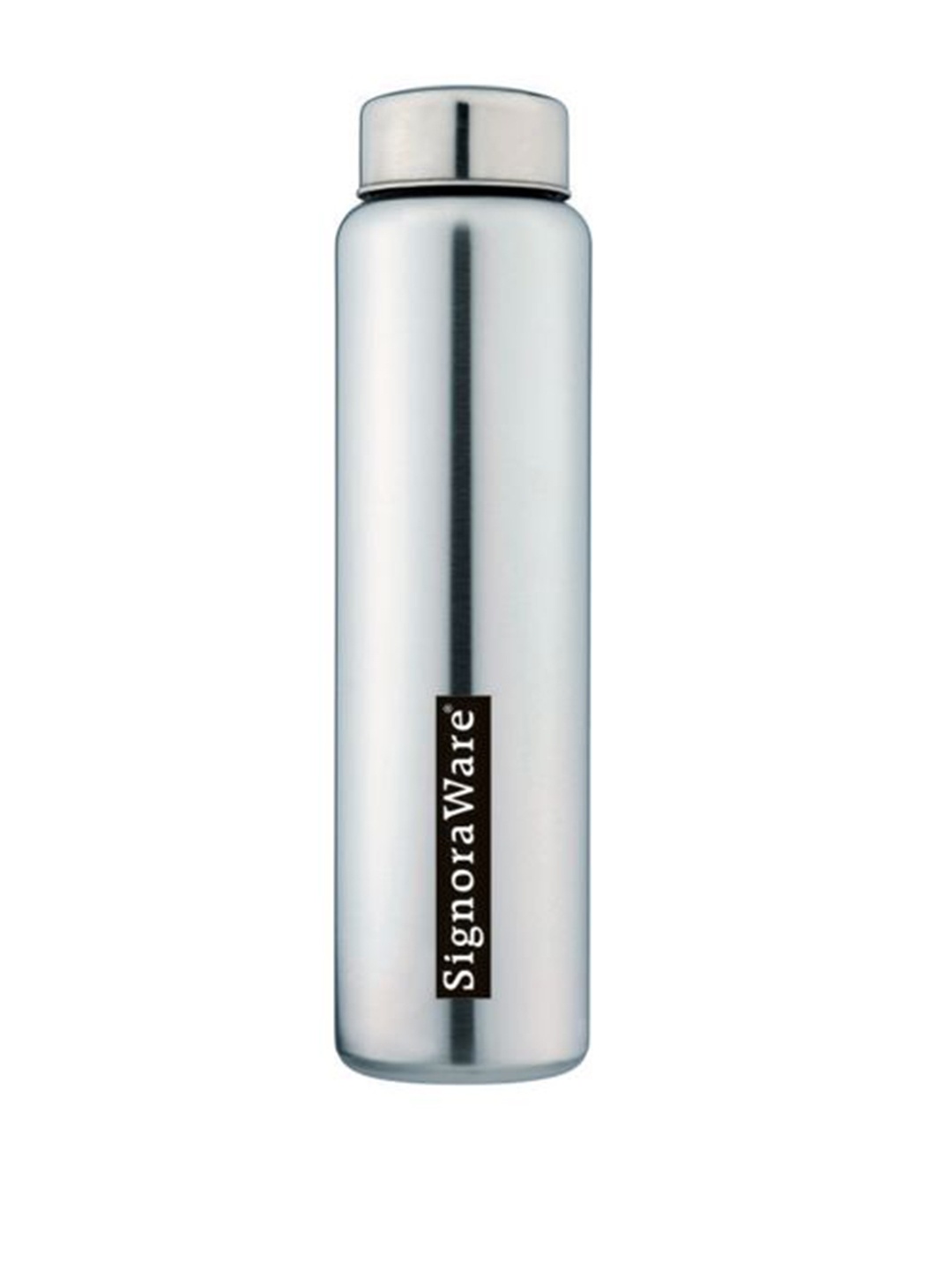 

SignoraWare Silver-Toned Solid Stainless Steel Water Bottle 750ML