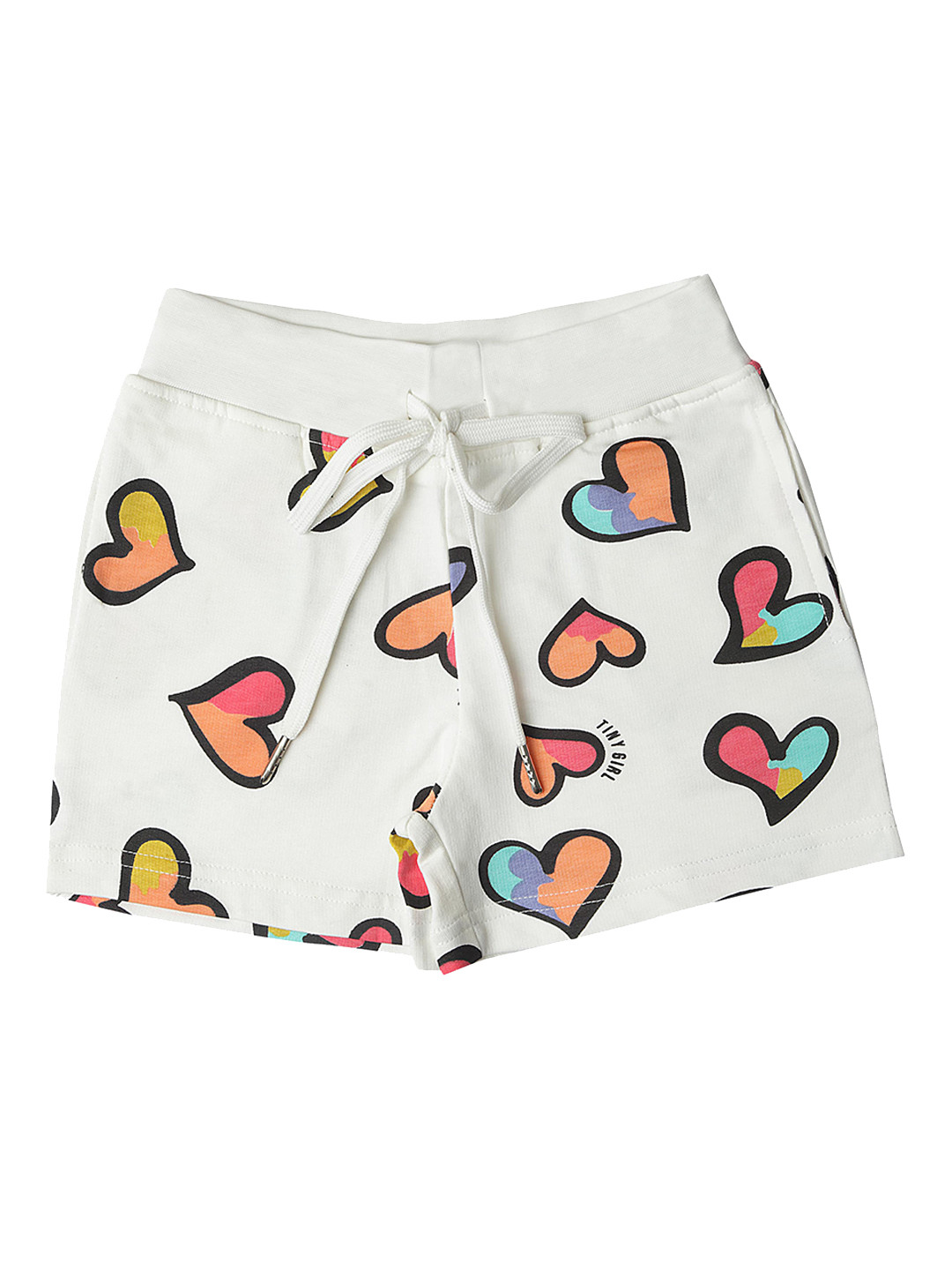 

Tiny Girl Girls Off White Printed Shorts