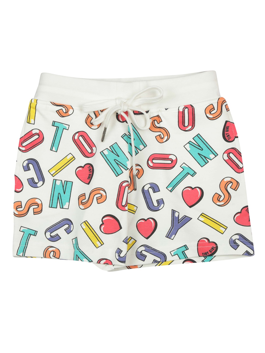 

Tiny Girl Girls Off White Printed Shorts