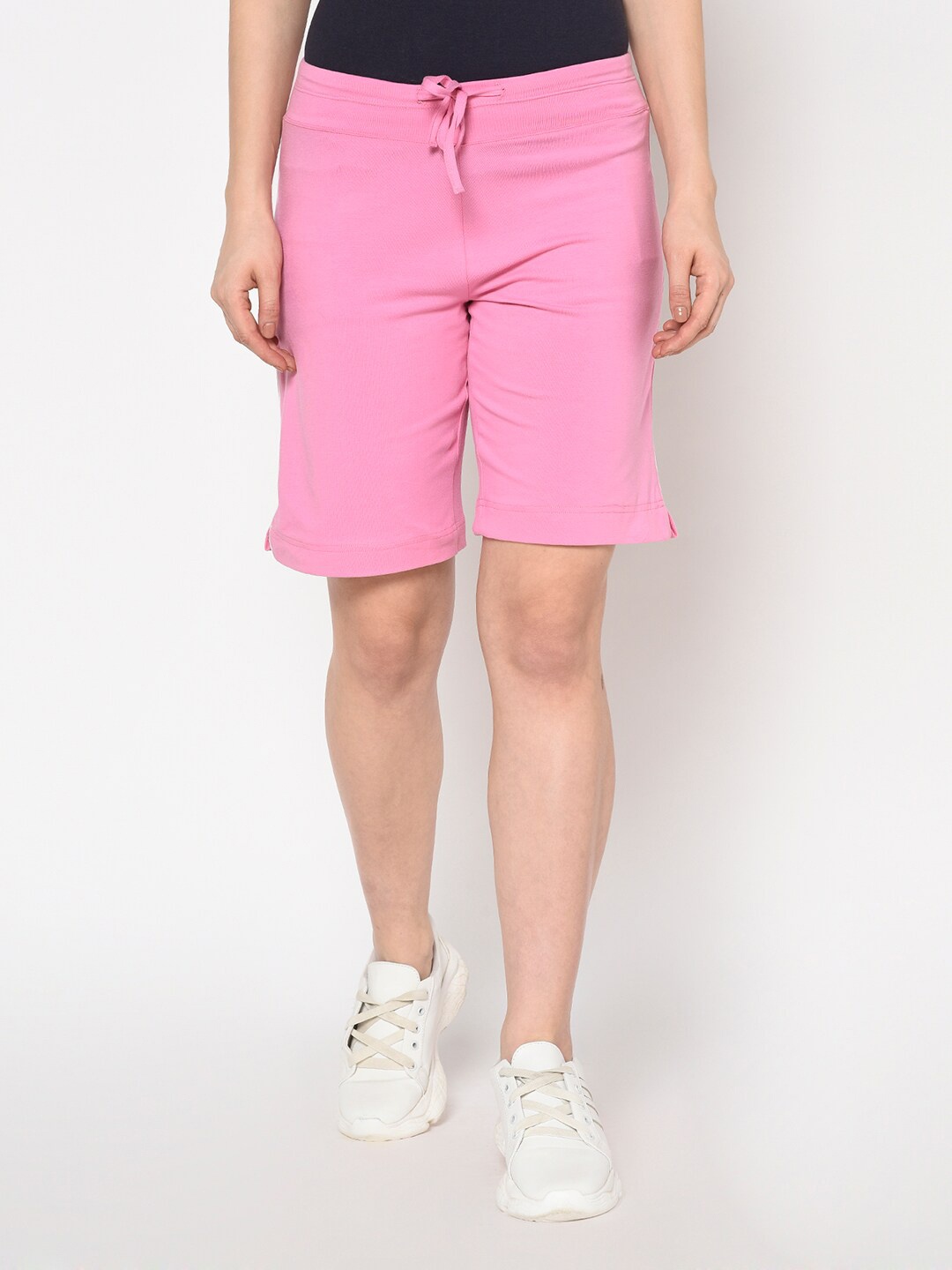 

NEWRIE Women Pink Lounge Shorts