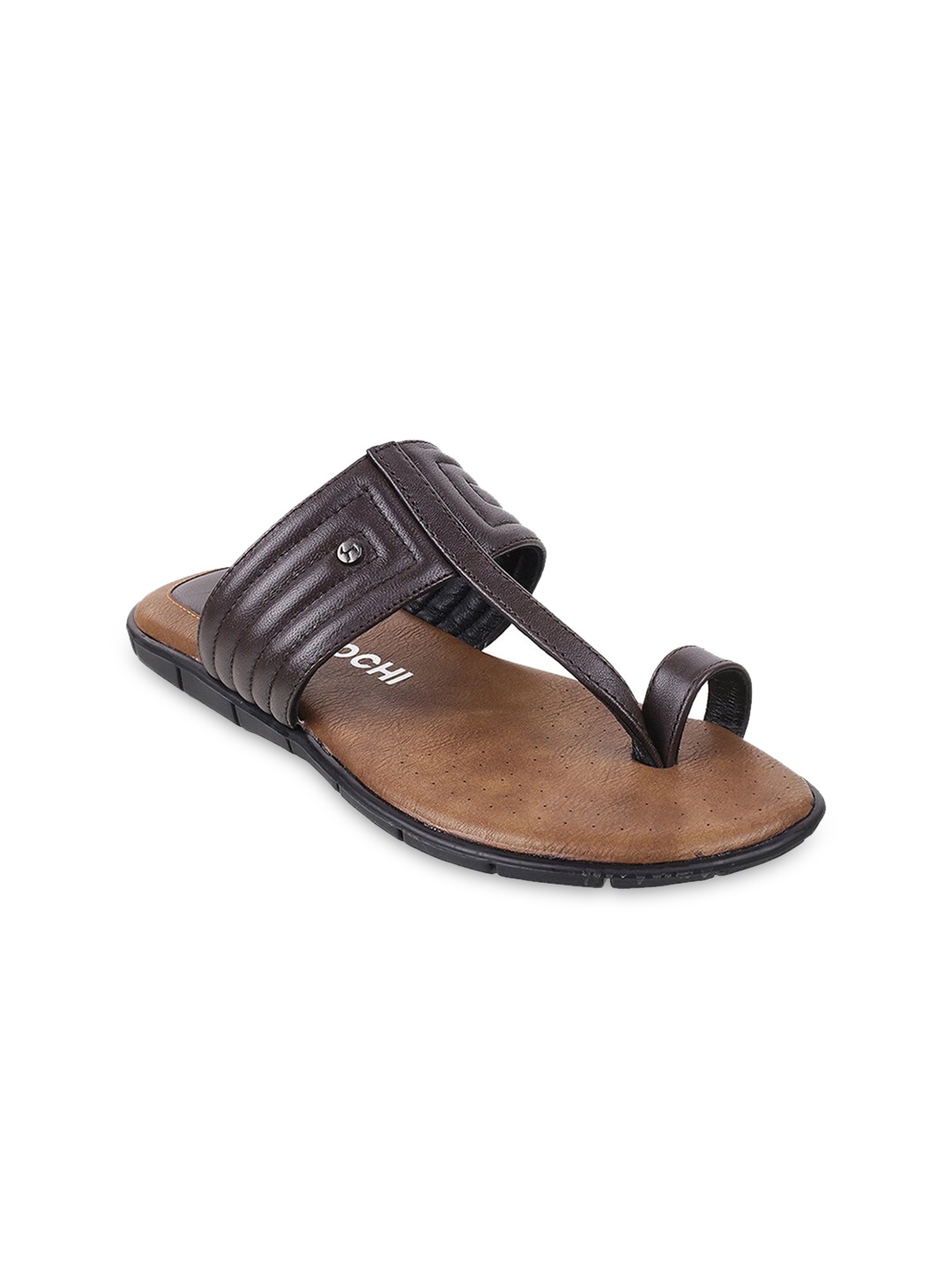 

Mochi Men Brown Comfort Sandals