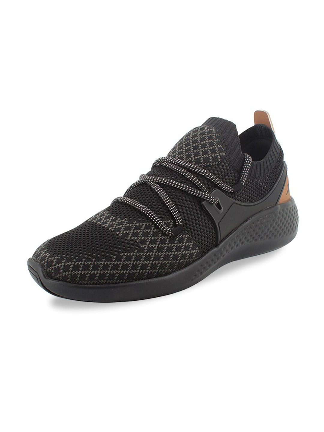 

Sparx Men Black Textile Non-Marking Running Shoes