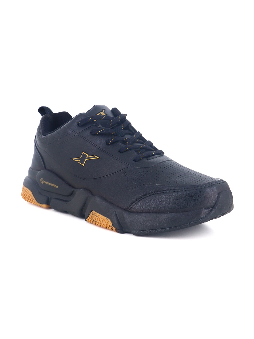 

Sparx Men Black Textile Running Non-Marking Shoes