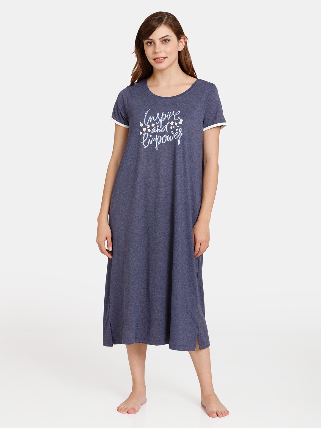 

Rosaline by Zivame Blue Nightdress