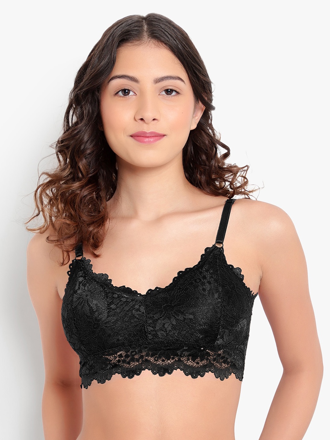 

PARKHA Women Black Bra