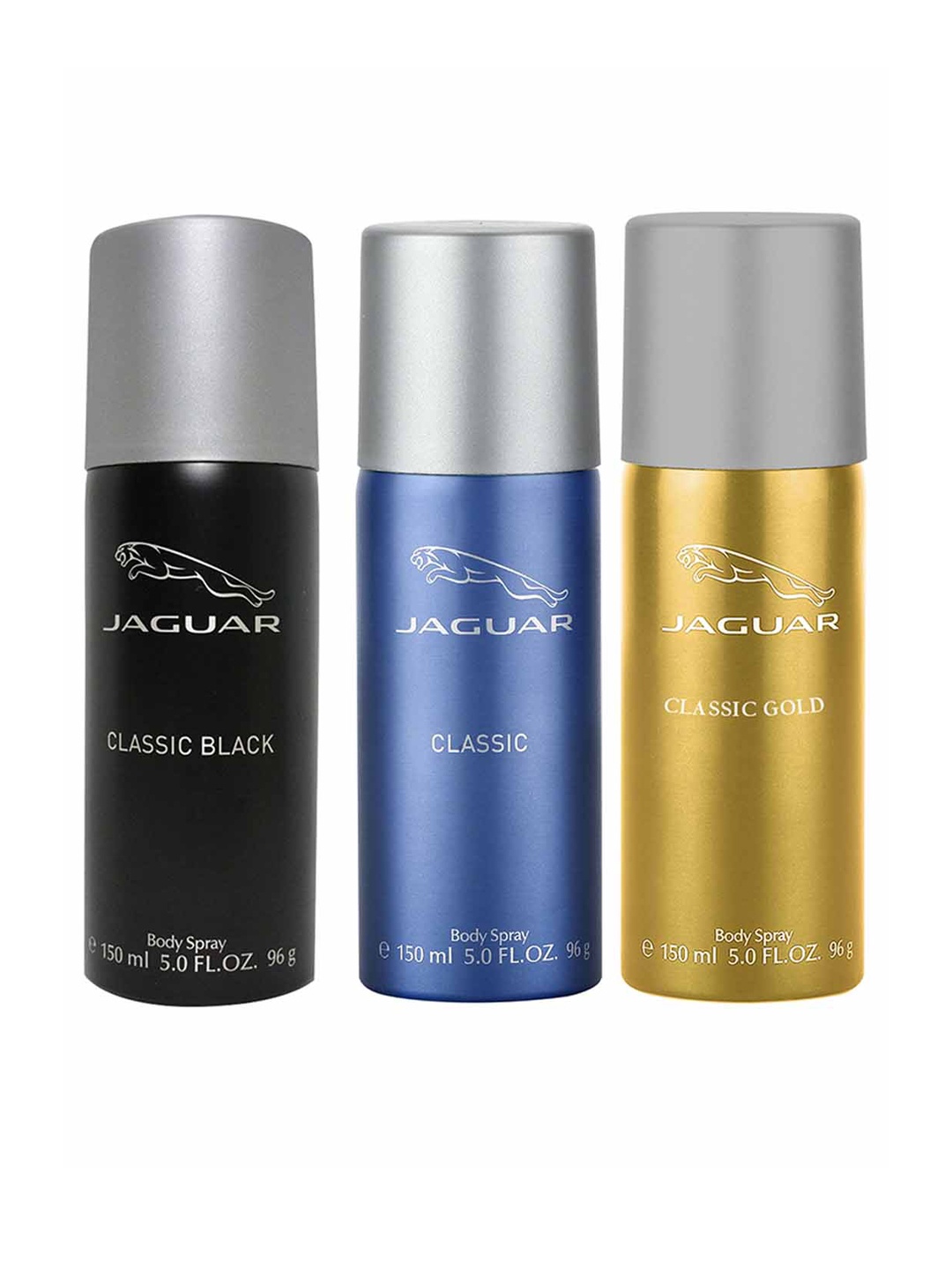 

JAGUAR Men Set of 3 Classic Gold - Classic Black - Classic Deodorant - 150 ml each