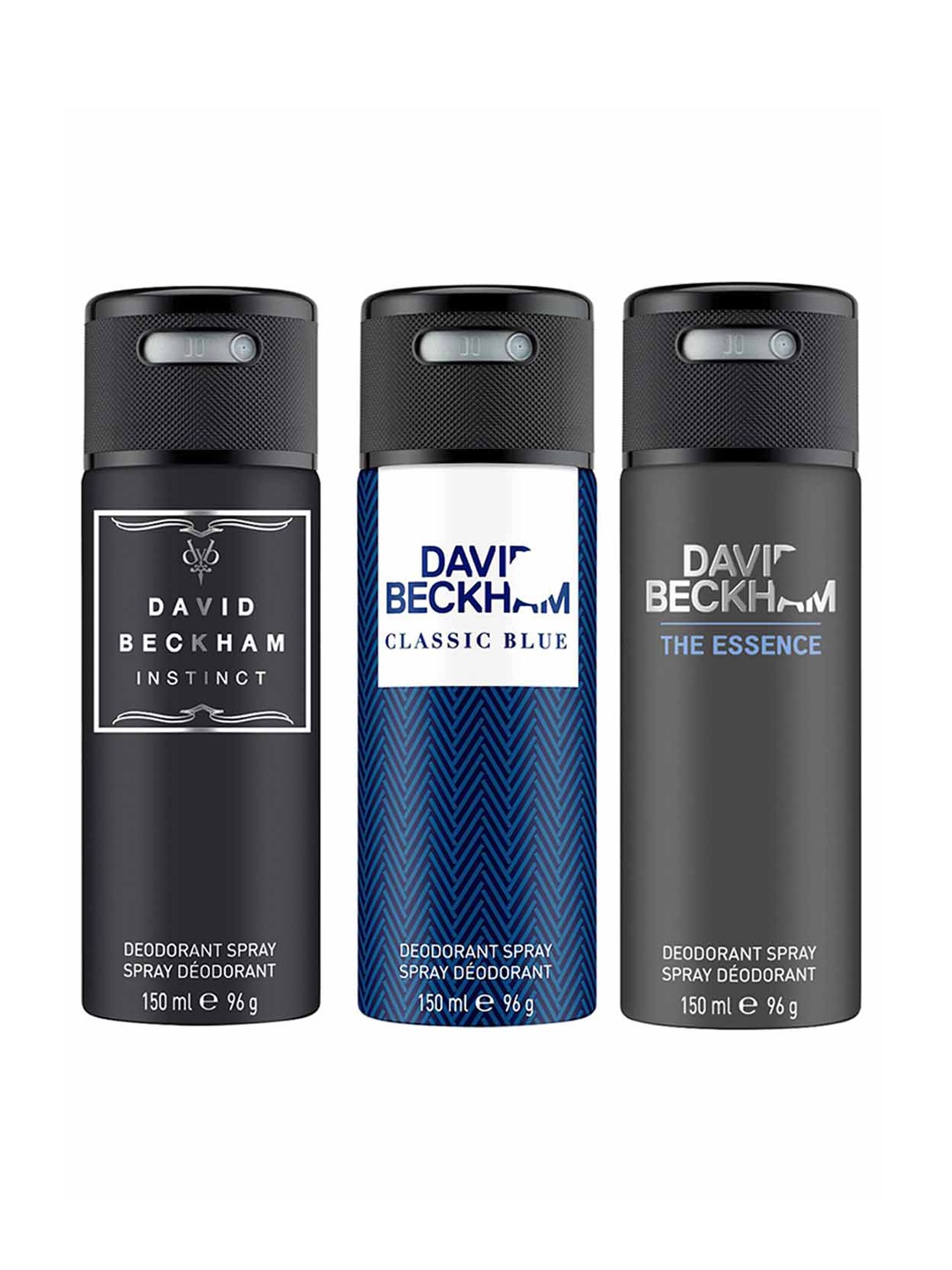 

DAVID BECKHAM Men Set Of 3 Deodorant, Transparent