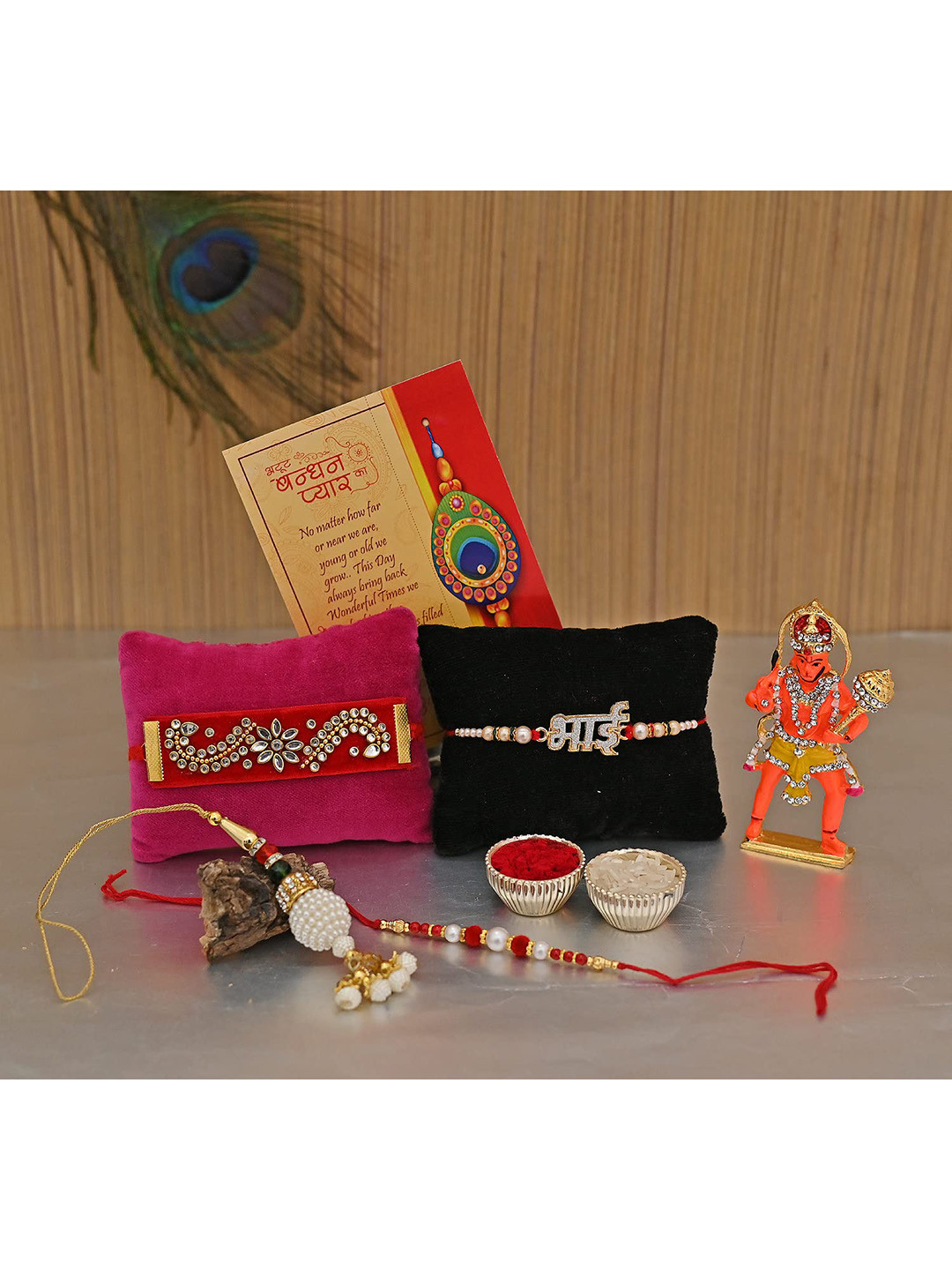 

CraftVatika Rakhi Gift Set, Multi