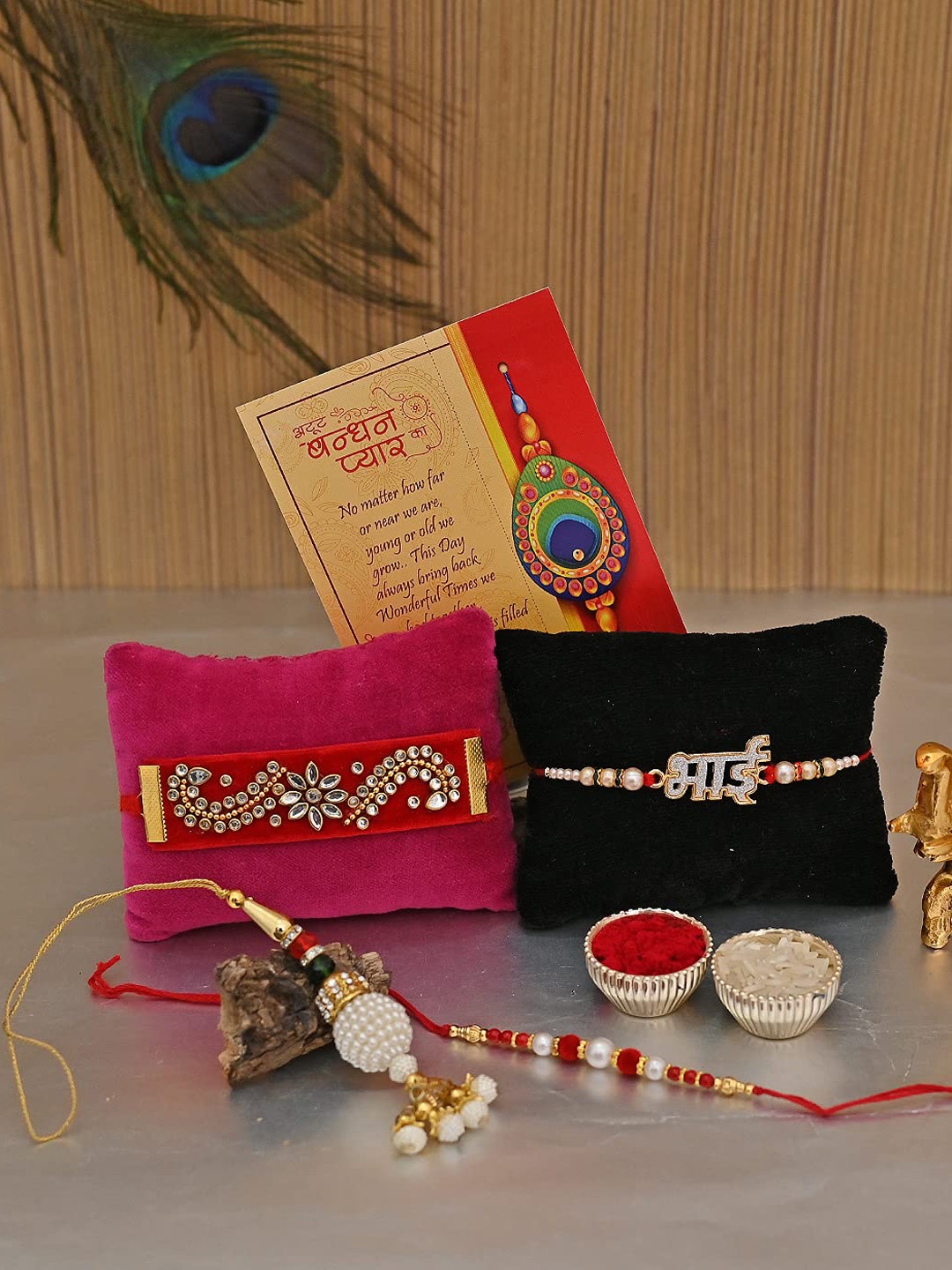 

Craftvatika Rakhi Gift Set, Multi