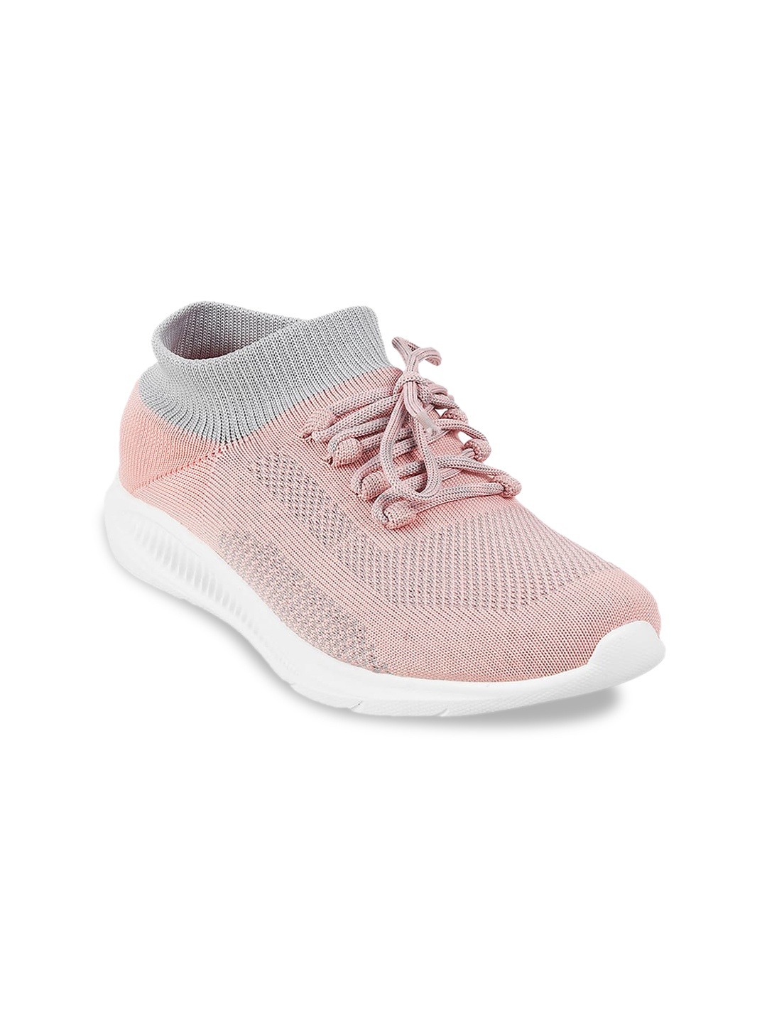 

ACTIV Women Peach-Coloured Woven Design Sneakers
