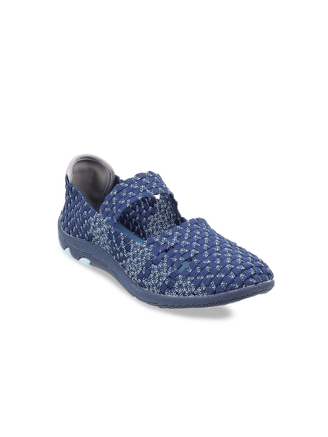 

ACTIV Women Blue Woven Design Slip-On Sneakers