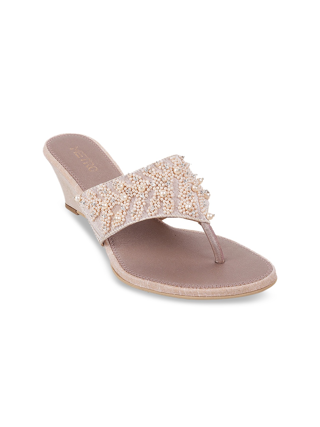 

Metro Pink Wedge Sandals