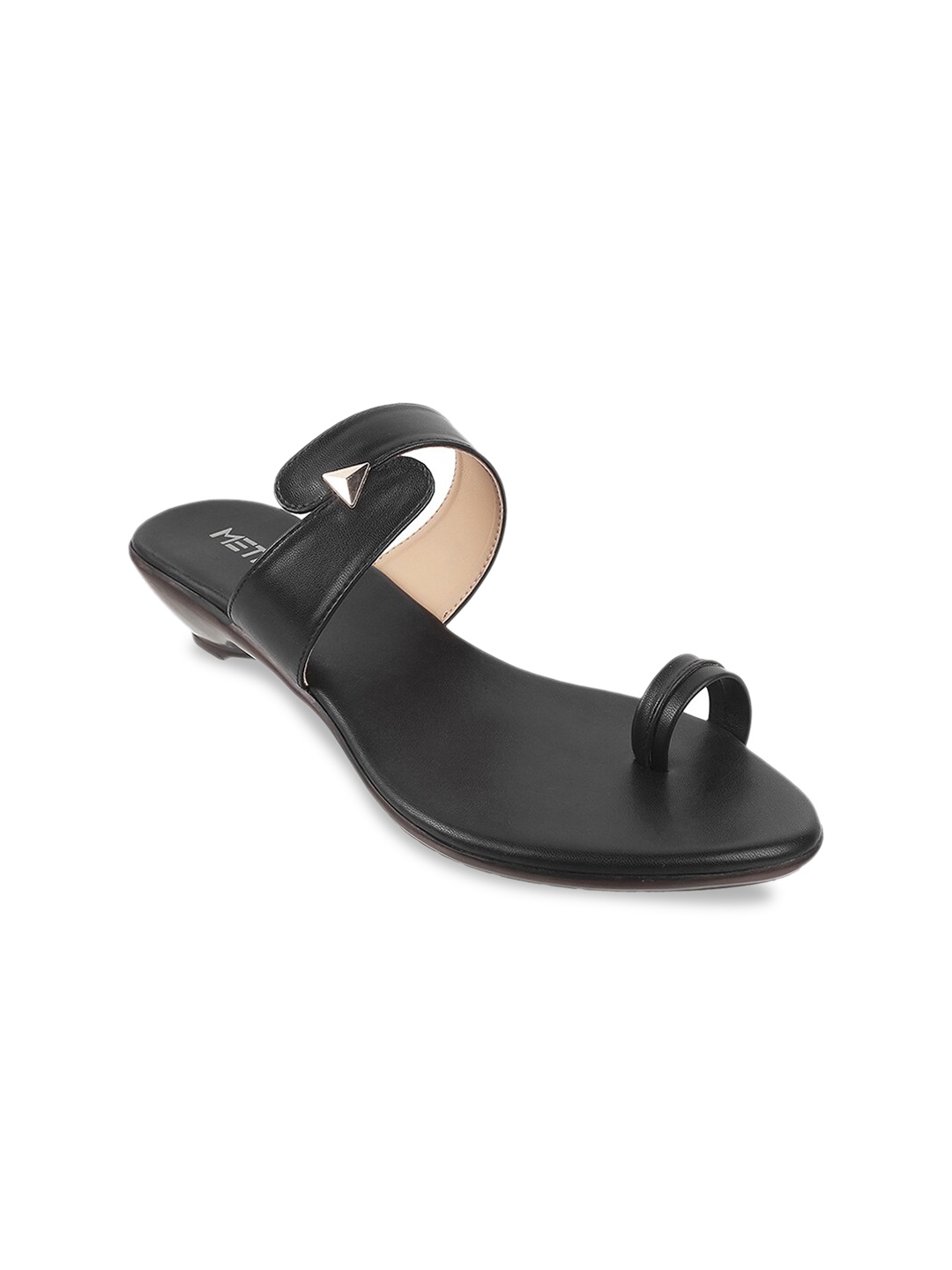 

Metro Women Black One Toe Flats
