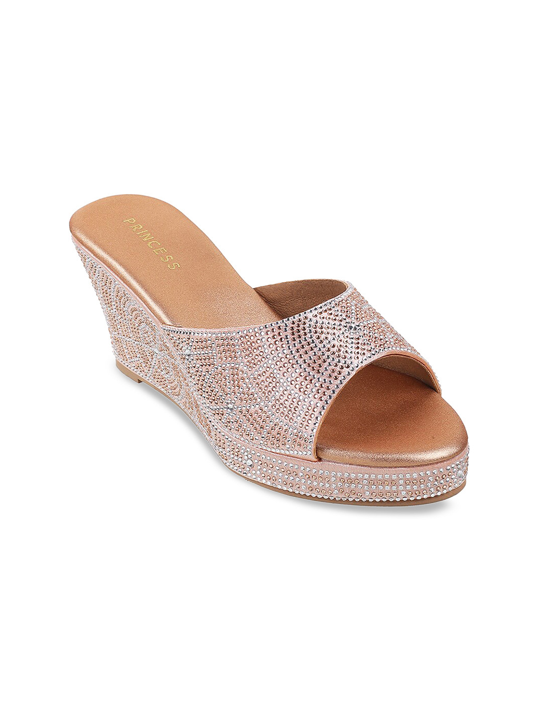 

Metro Pink Printed Wedge Sandals