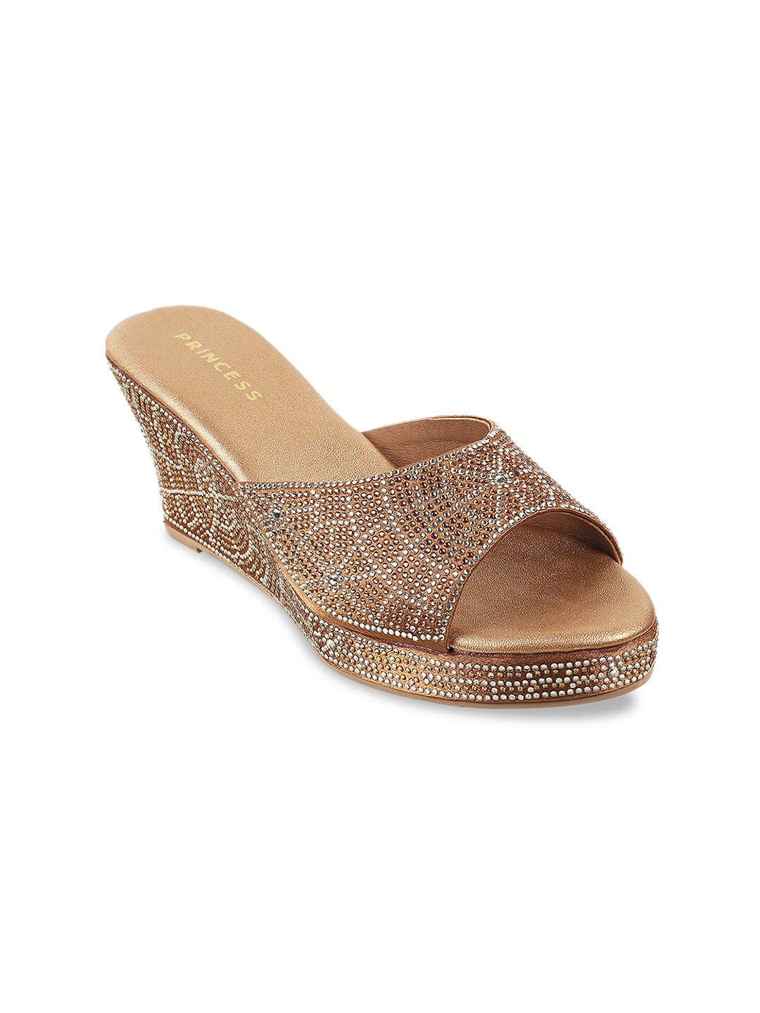 

Metro WOMEN Gold-Toned Wedge Heels
