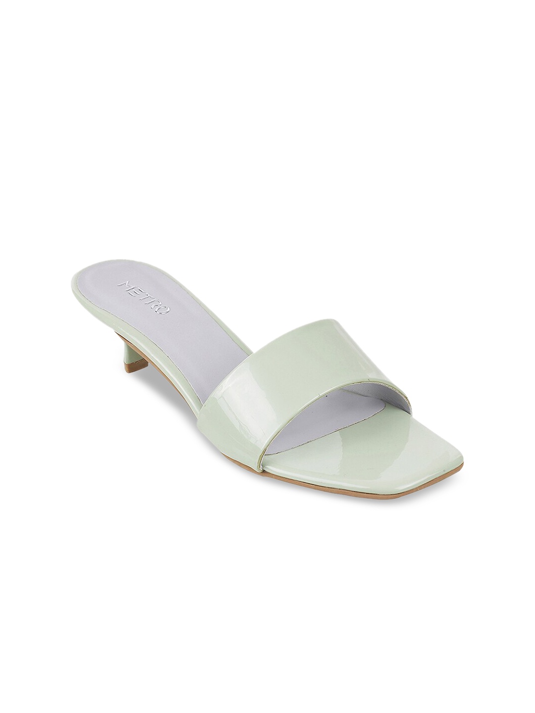 

Metro Women Pastel Green Kitten Heels