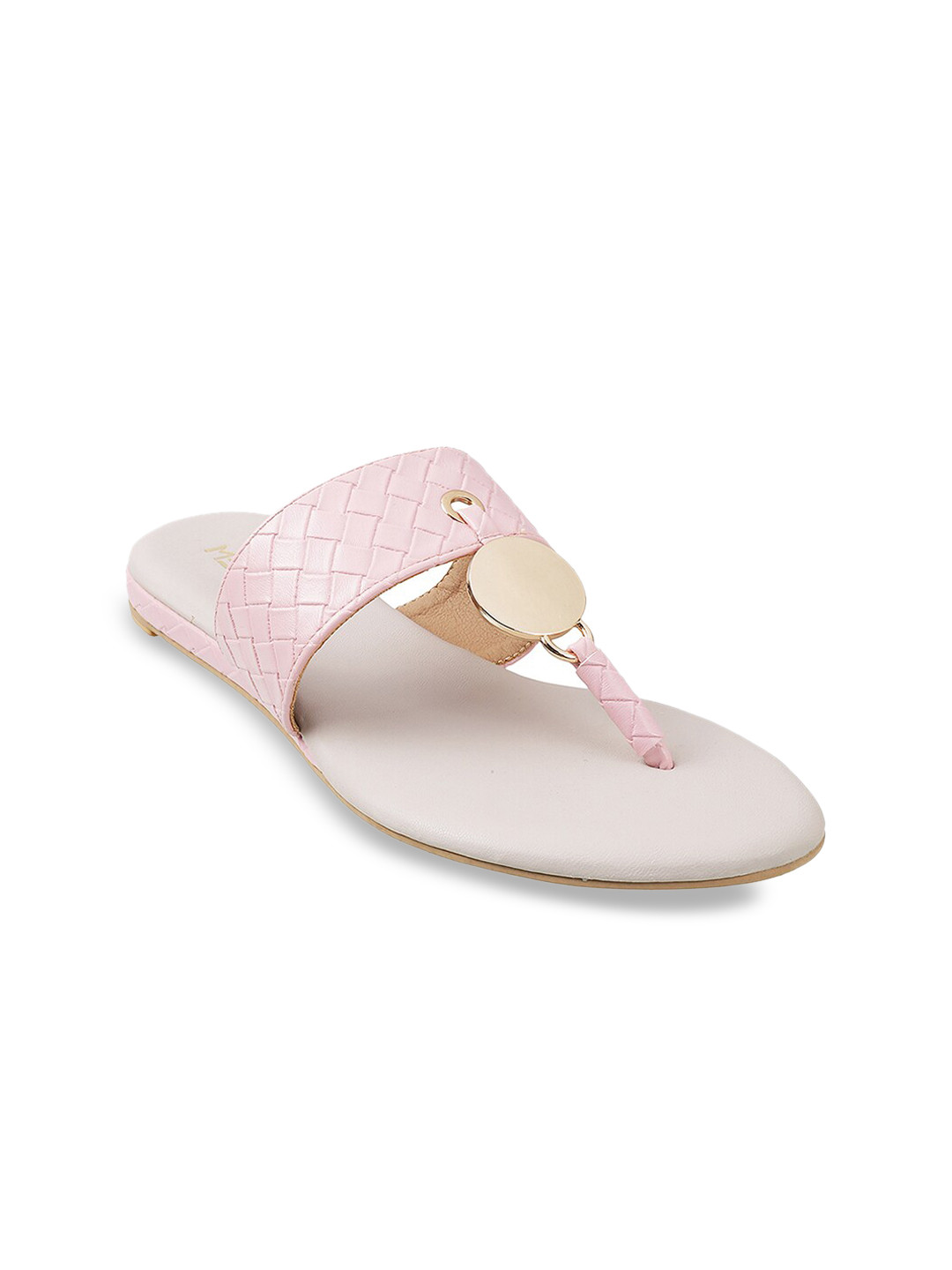

Metro Women Pink T-Strap Flats