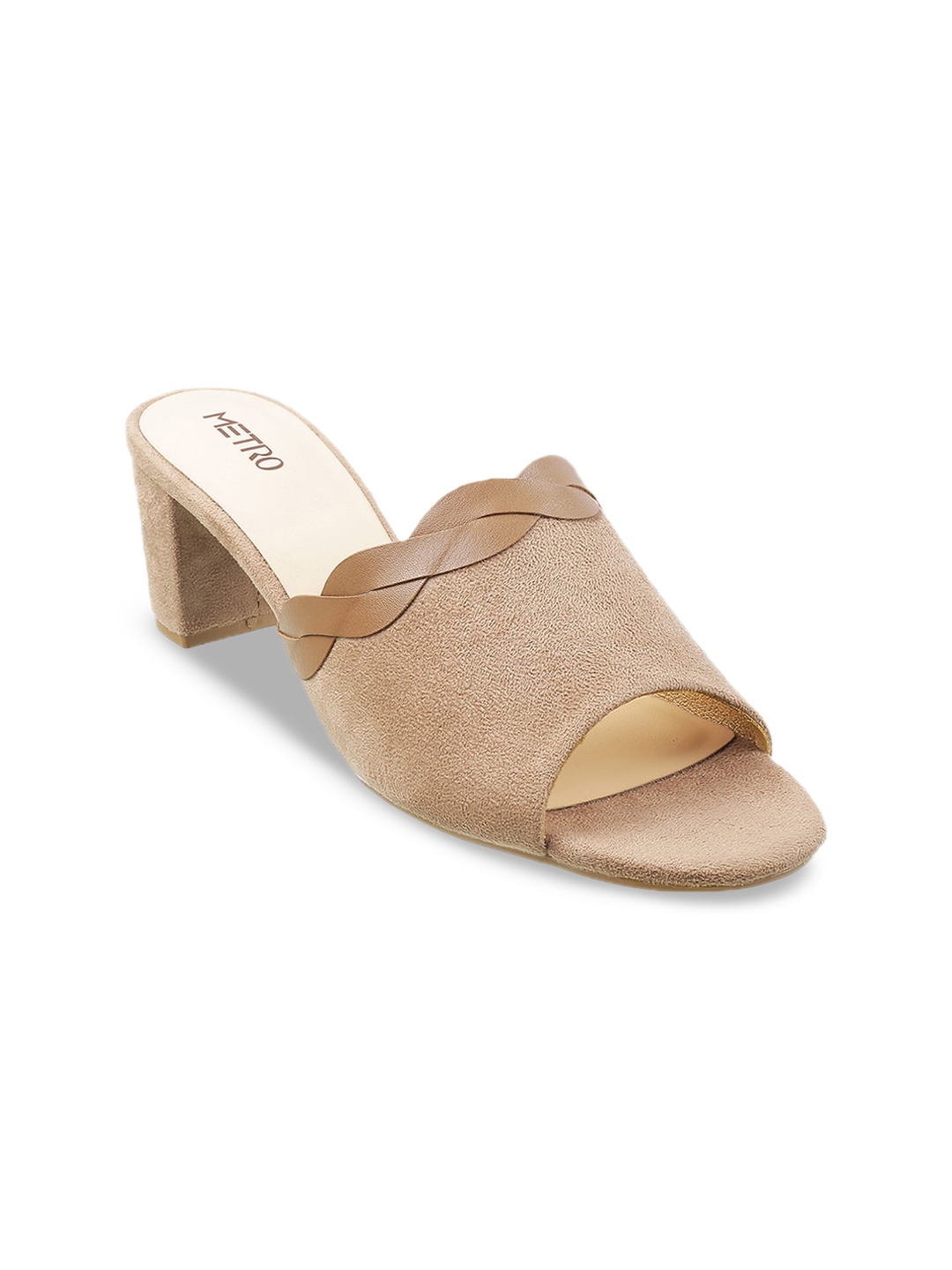 

Metro Women Pink Block Synthetic Heel Sandals
