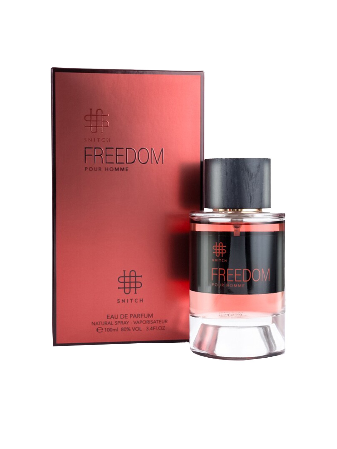 

Snitch Men Freedom Perfume and Body Mist 100ml, Red