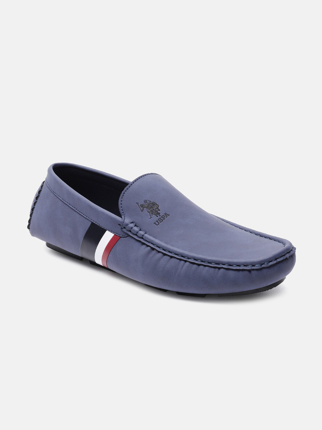 

U S Polo Assn Men Blue PU Loafers