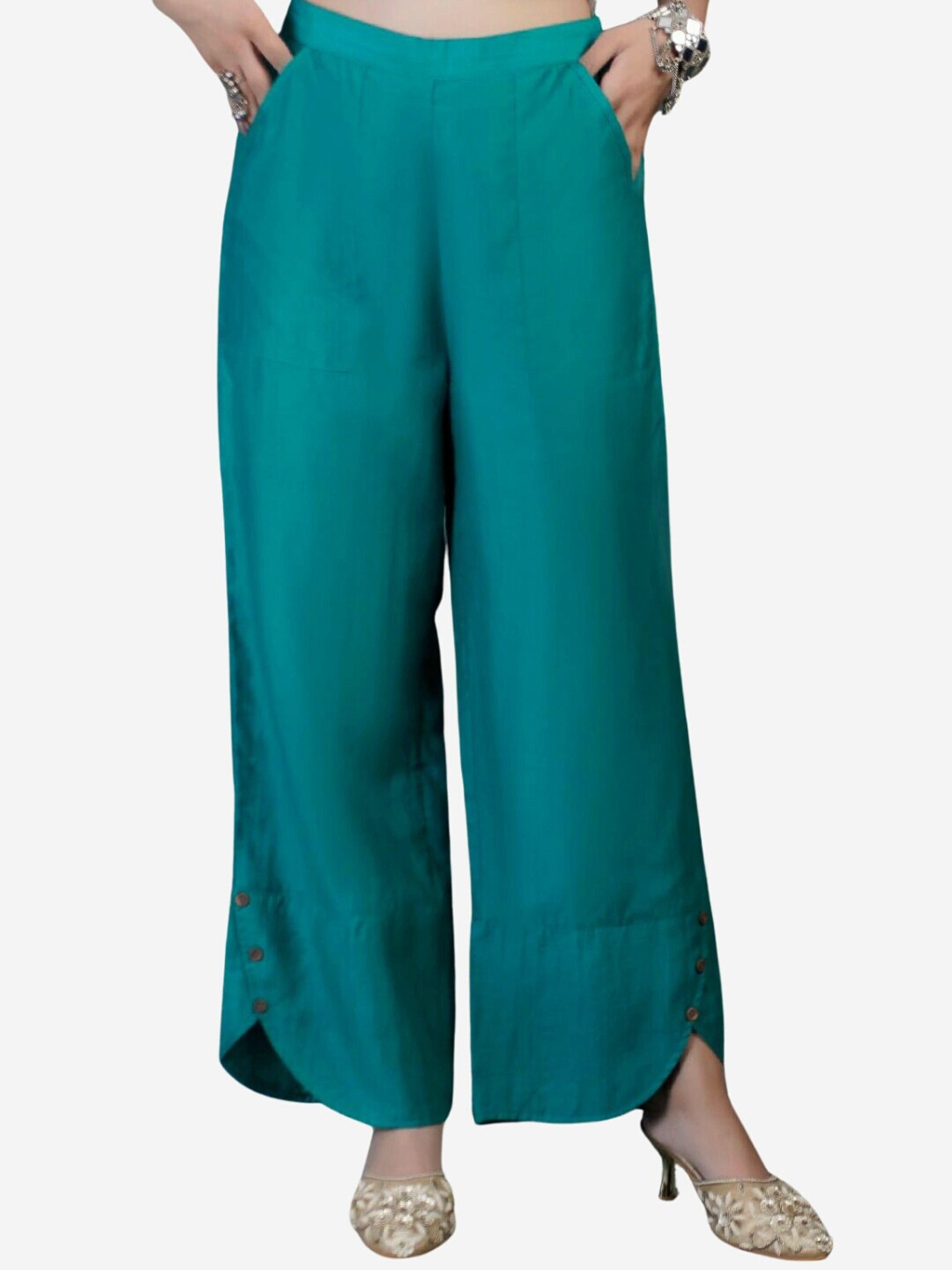 

Alaya By Stage3 Women Blue Ethnic Palazzos