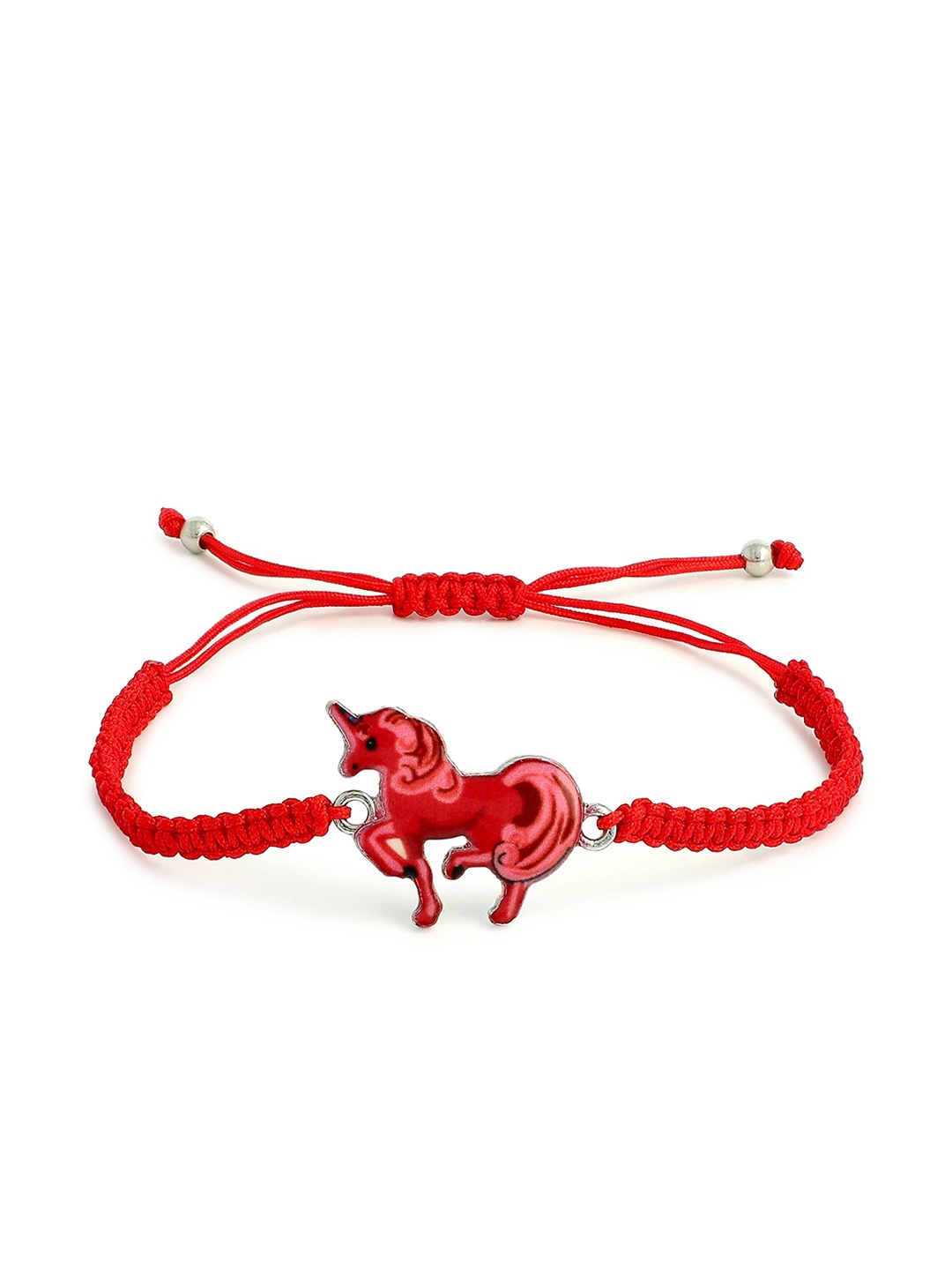 

EL REGALO Unisex Kids Red Wraparound Bracelet