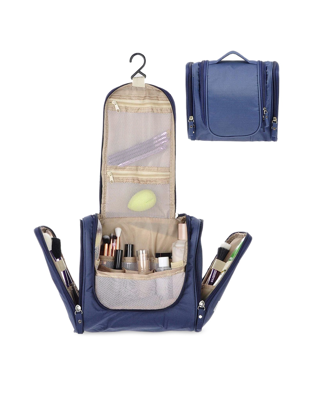 

HOUSE OF QUIRK Navy Blue Foldable Storage Organizers