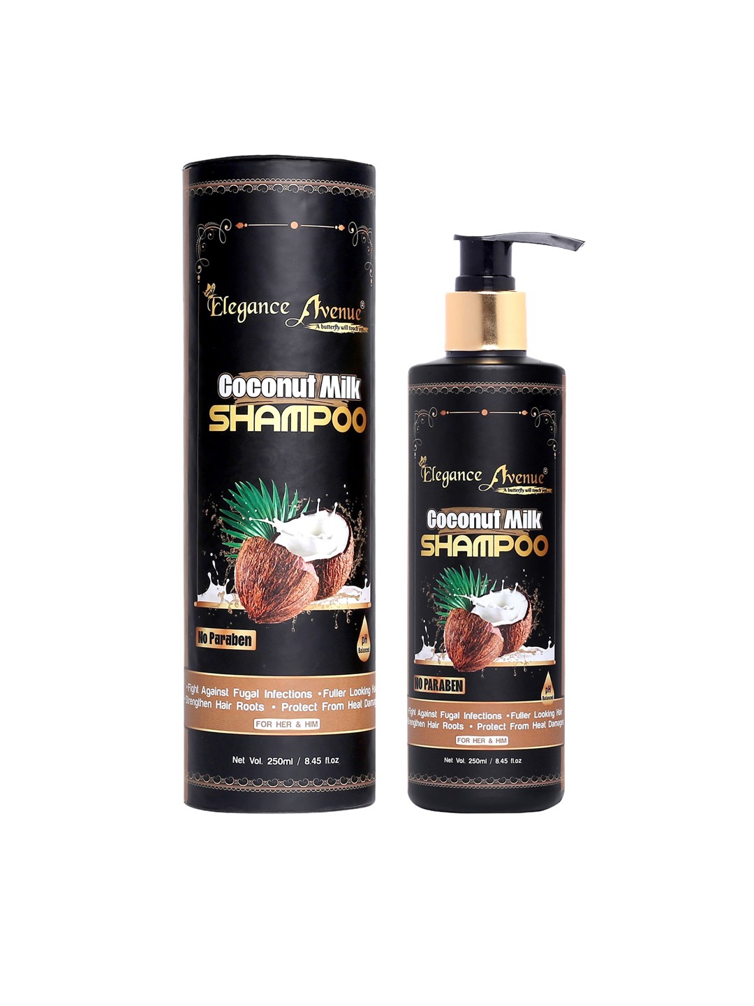 

Elegance Avenue Men Coconut Milk Shampoo 250 ml, White