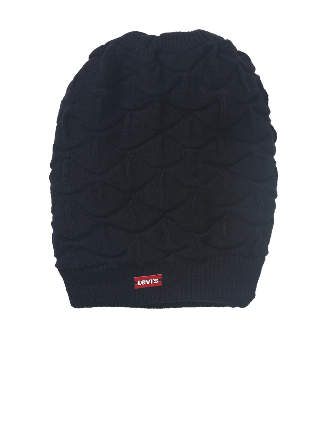

EL REGALO Unisex Black Acrylic Beanie