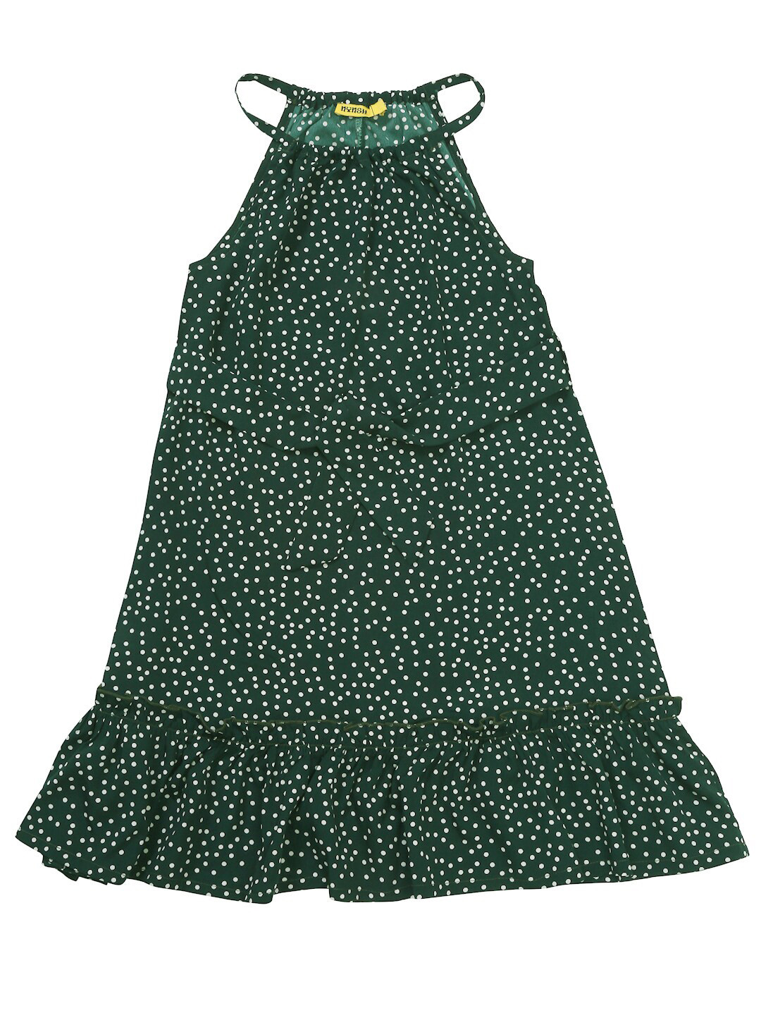 

NYNSH- PlusS Kids Teal Halter Neck A-Line Dress