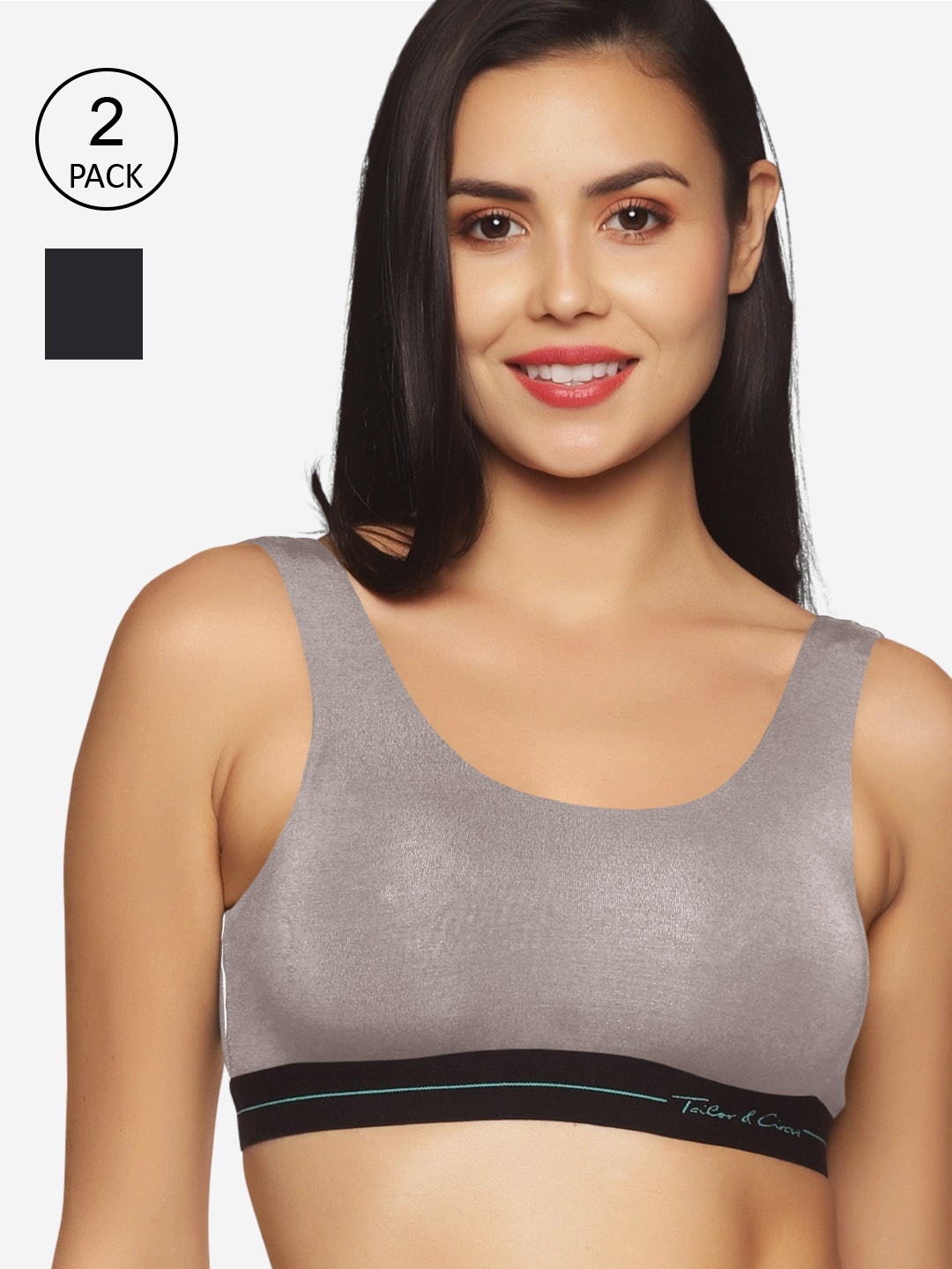 

Tailor & Circus Women Multi Bra, Grey
