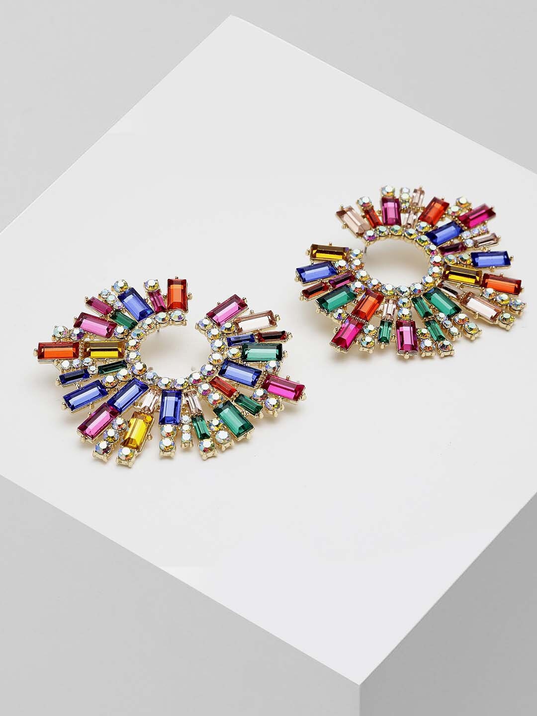 

AVANT-GARDE PARIS Multicoloured Classic Studs Earrings, Multi