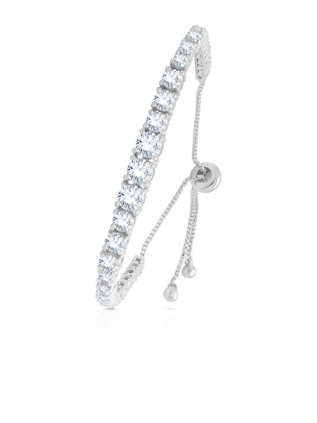 

ANAYRA Women White Bracelet, Silver