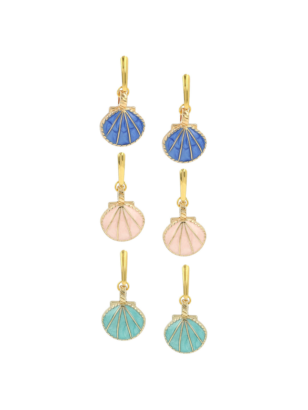 

EL REGALO Blue Contemporary Drop Earrings