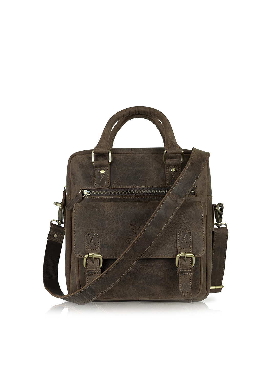 

Goatter Men Coffee Brown Messenger Bag