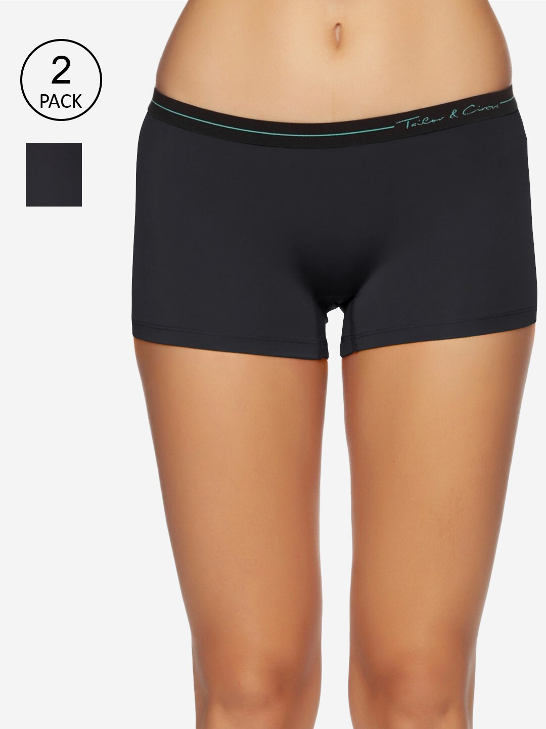 

Tailor & Circus Black Pack of 2 Anti-Bacterial Boy Shorts Briefs BS_2PK_ON_ON
