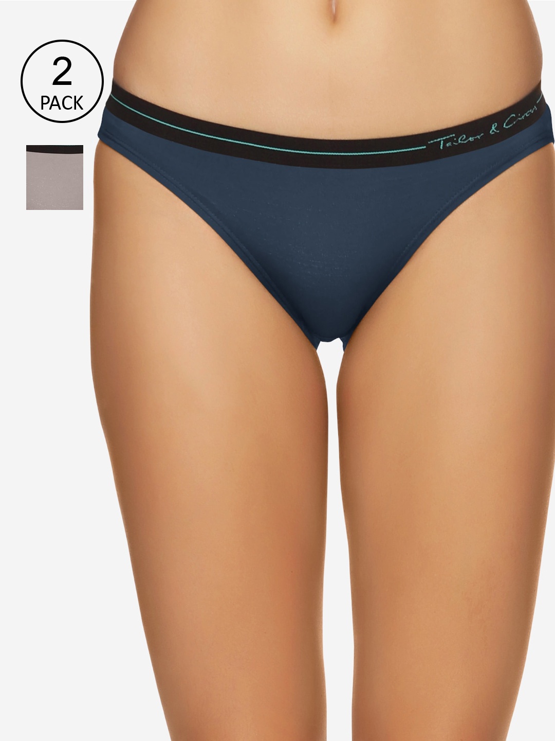 

Tailor & Circus Pack Of 2 Assorted Anti-Bacterial Bikini Brief