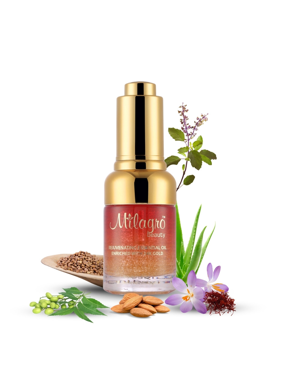 

Milagro beauty Gold Coloured Rejuvenating Essential Oil 30 ml